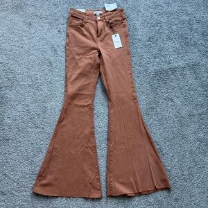 Forever 21 Premium Brown Flare Jeans